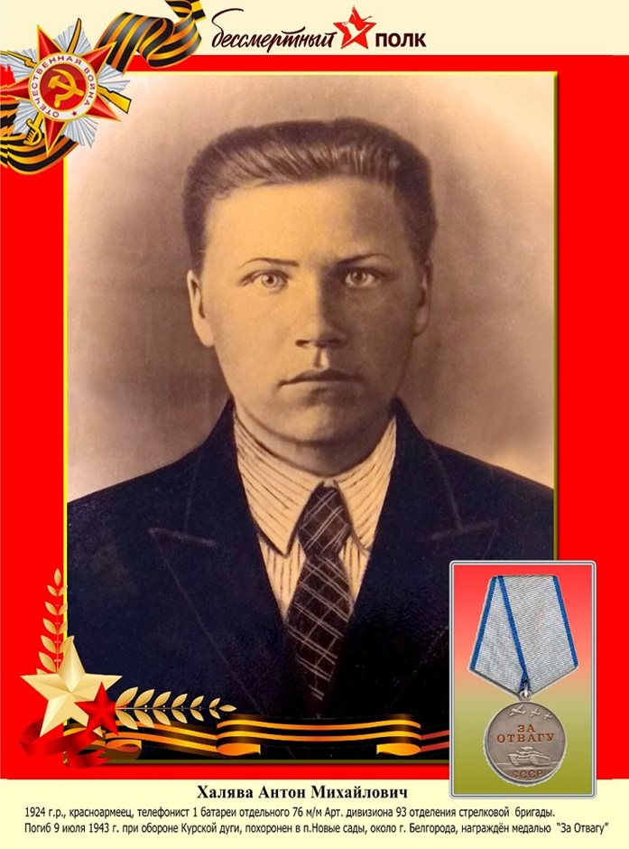 Халява Антон Михайлович
